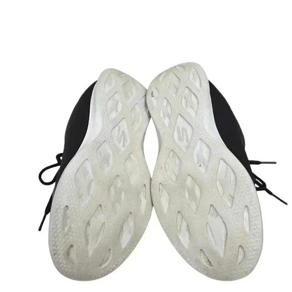 Skechers Go Step Lite Goga Max  Walking Shoe Athletic Black Size 7.5 - Picture 10 of 12